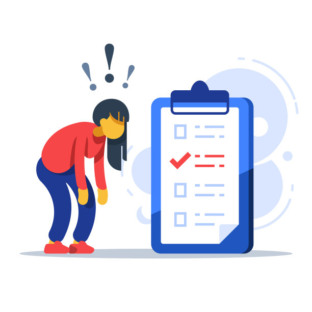 惊讶的女人待办事项清单的任务图片下载