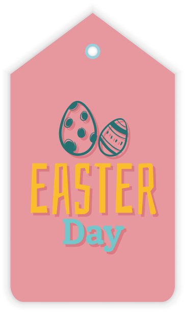 复活节的标签图片下载