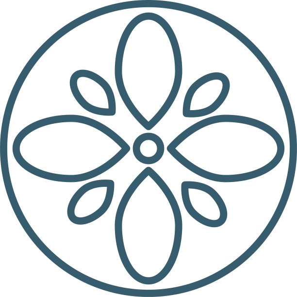 孤立花线条风格图标设计图片下载