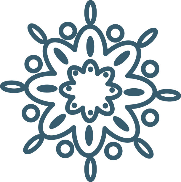 孤立花线条风格图标设计图片下载