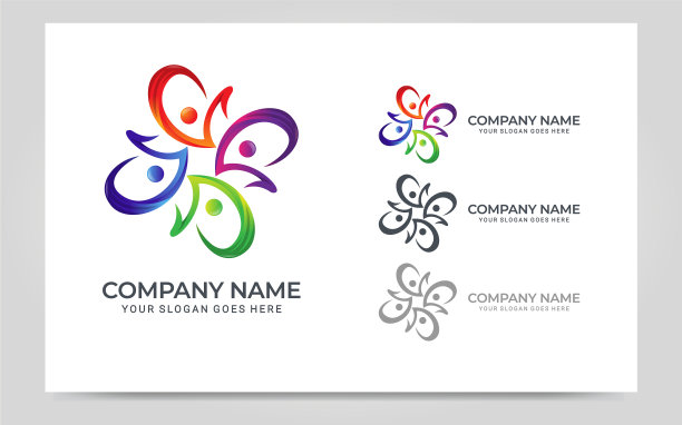 摘要标志人的商业基础图片下载