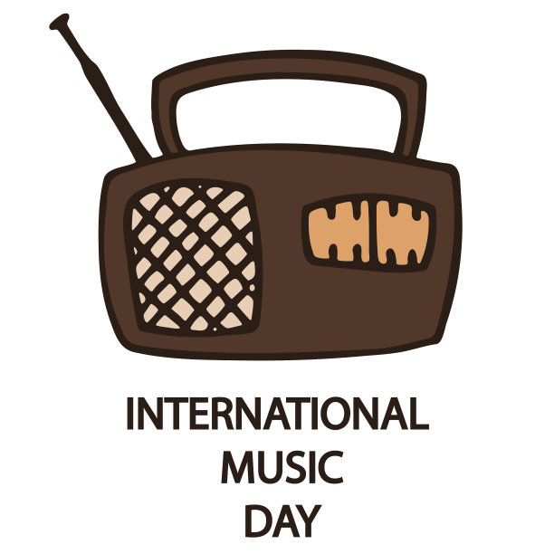 国际音乐日字母孤立日图片下载