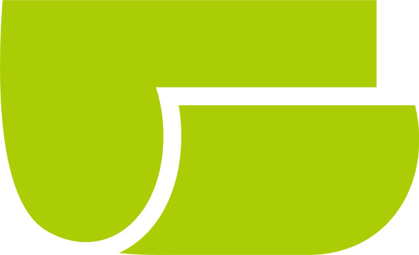 绿色纸卷标志标志图片下载