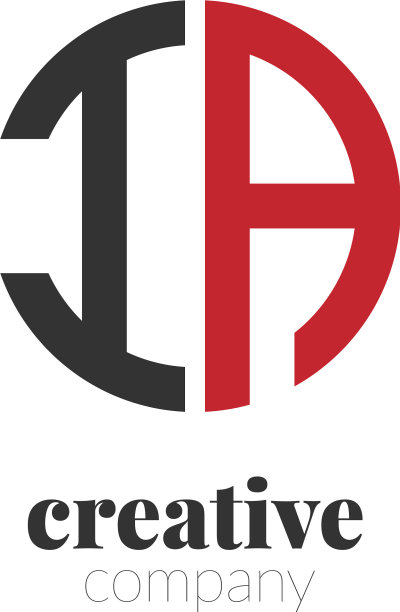 首字母是创意优雅的圆形标志图片下载