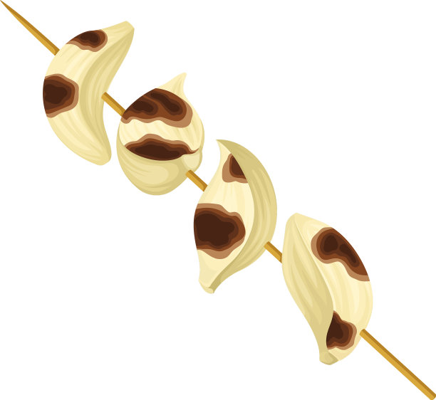 烤大蒜串上，隔条图片下载