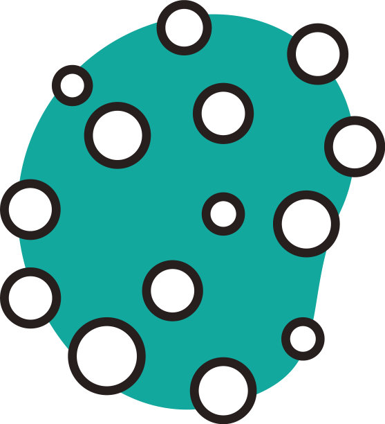 分离病毒用球半线半色图片下载