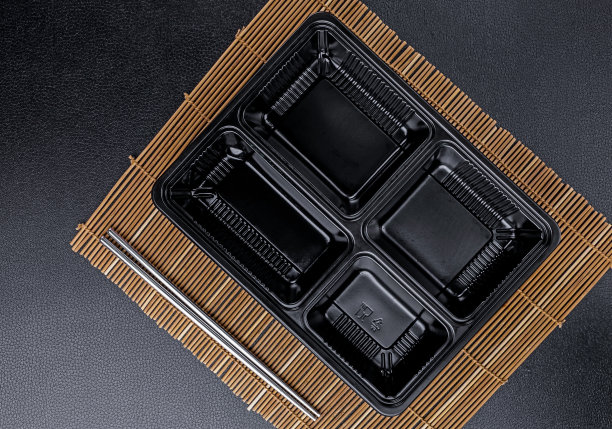 黑色空食物容器图片下载