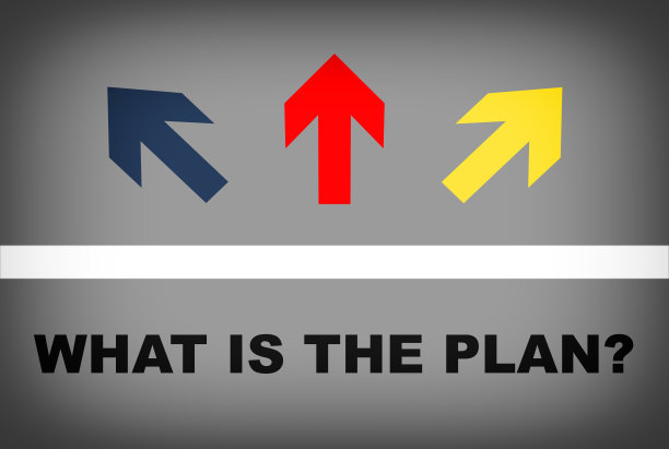 灰色背景上的计划和箭头是什么图片下载