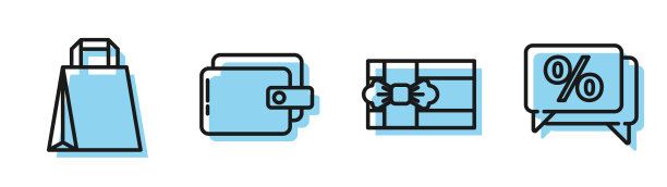 套线礼盒、购物袋、皮夹、纸盒图片下载
