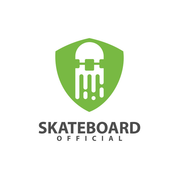 滑板图标模板设计矢量，插图图标图片下载