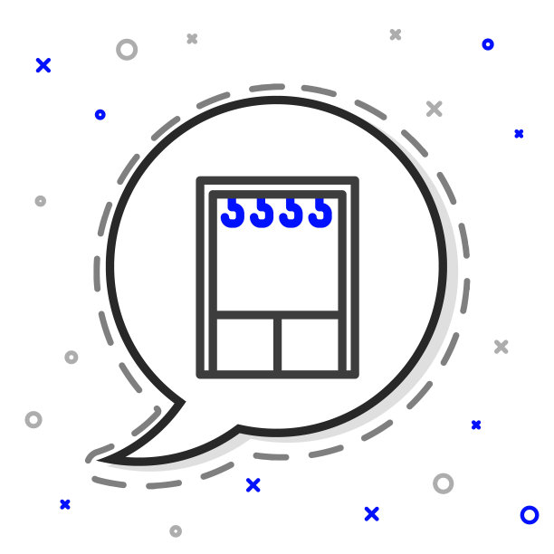 线条衣柜图标孤立在白色背景上。彩色轮廓概念。矢量图图片下载