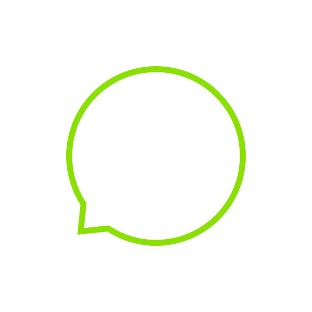 圆语音泡的信息交谈和复制空间文本，绿色语音泡孤立在白色，标签语音泡亮绿色，模板对话语音符号的交流图片下载