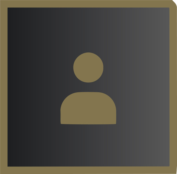 黄金用户图标在时髦的平底风格股票图片下载