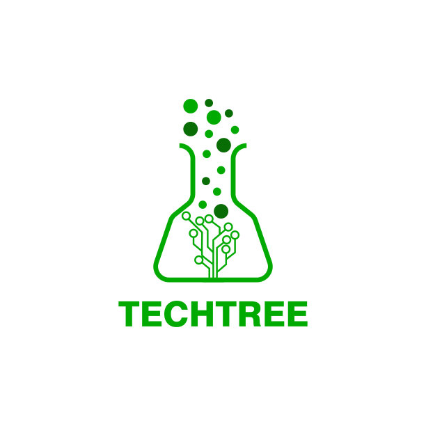 实验室叶技术标志溢价图片下载