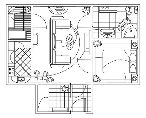 建筑效果图平面俯视图用图片下载