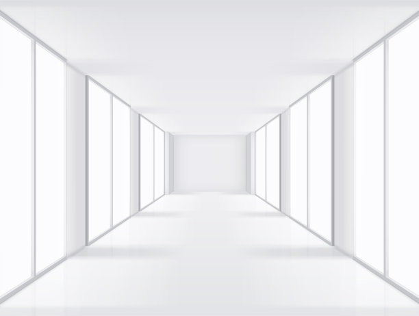 空的内部和大窗户图片下载