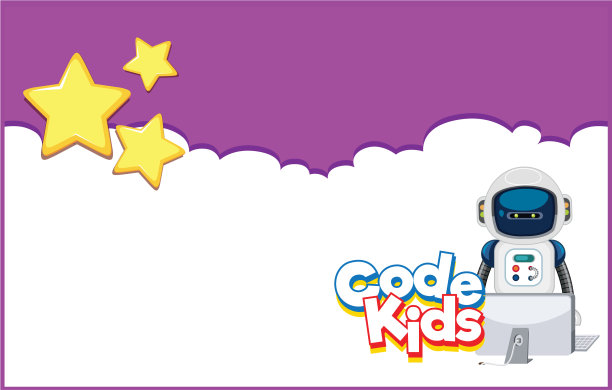 用机器人和计算机设计模板的背景图片下载