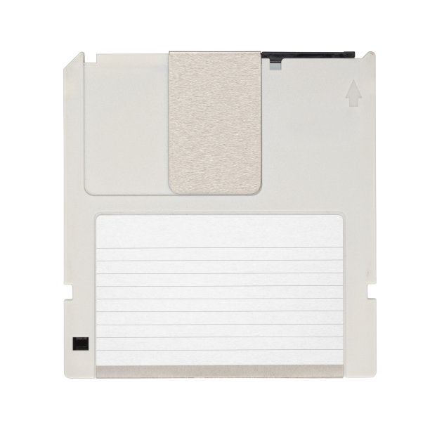 磁光驱动器磁盘或磁盘隔离在白色图片下载