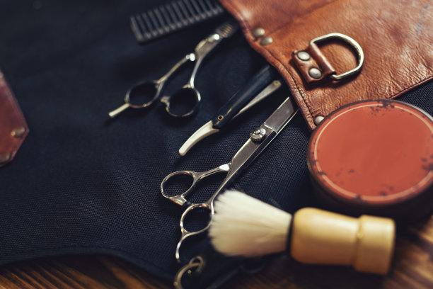 专业美发师设备，特写图片下载