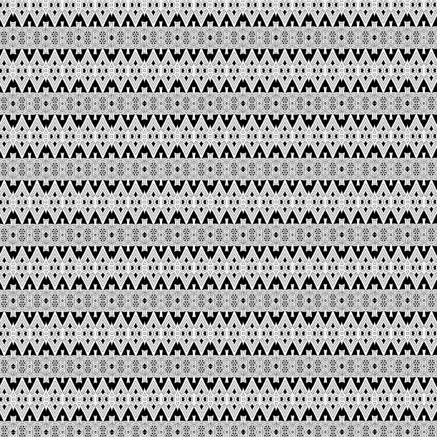 无缝图案从任何几何形状为创意设计背景。插图图片下载