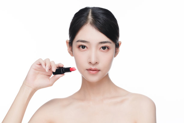 年轻亚洲女人的美丽肖像图片下载