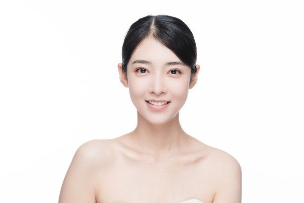 年轻亚洲女人的美丽肖像图片下载