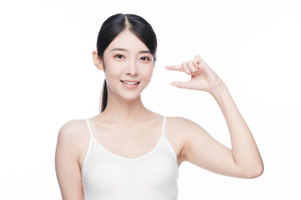 年轻亚洲女人的美丽肖像图片下载