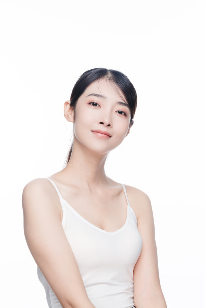 年轻亚洲女人的美丽肖像图片下载
