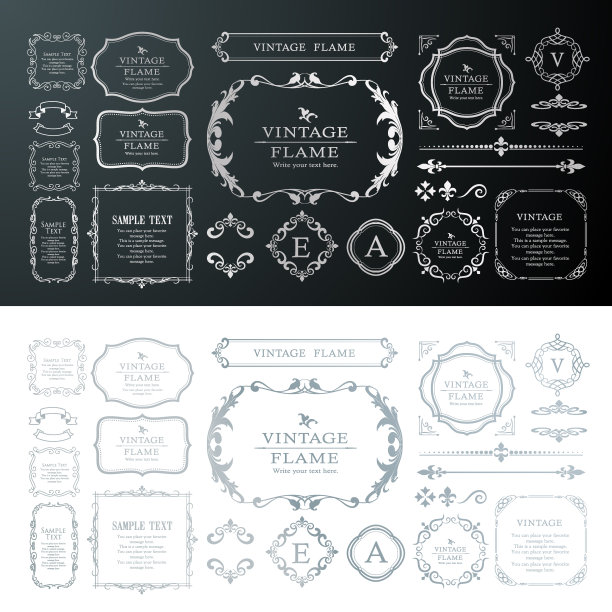 万圣节设计材料。一种可用于各种目的的框架材料。用它来制作活动或派对邀请函、商品目录和宣传册。图片下载