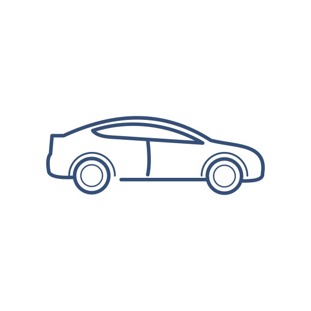 汽车图标模板设计矢量图标插图图片下载