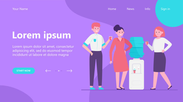 积极的人在冷却器喝水图片下载