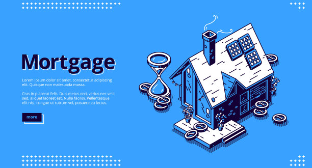 抵押等距登陆页与别墅图片下载
