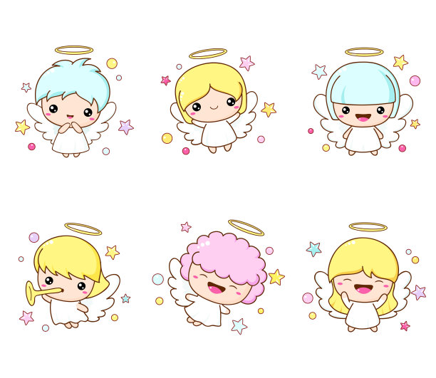 可爱圣诞天使系列图片下载