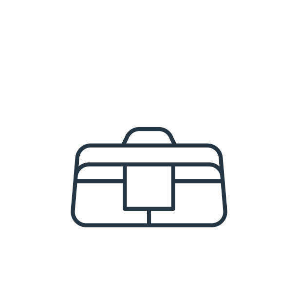袋矢量图标孤立的白色背景。提纲，细线袋图标，用于网站设计和移动，应用程序开发。细线袋轮廓图标矢量插图。图片下载
