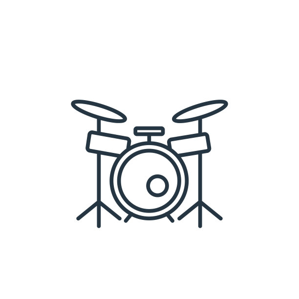 鼓矢量图标孤立在白色背景。轮廓，细线鼓图标用于网站设计和移动，应用程序开发。细线鼓轮廓图标矢量插图。图片下载