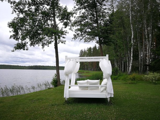 湖上度假村图片下载