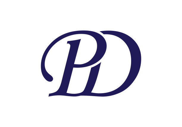 P d pd首字母标识设计模板图片下载