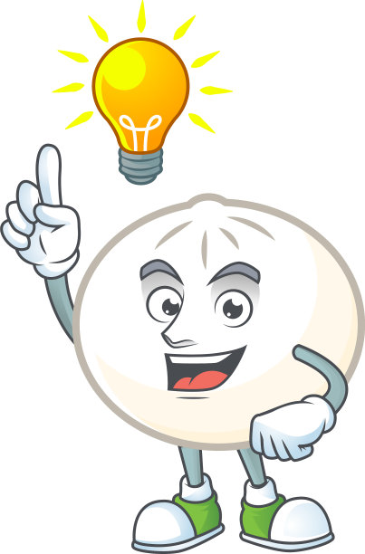 有主意手势白跳跳卡通吗图片下载