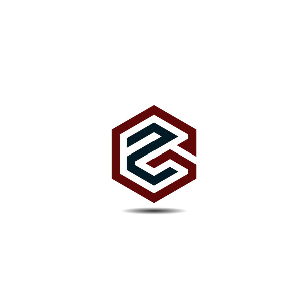 GZ首字母六边形标志设计图片下载