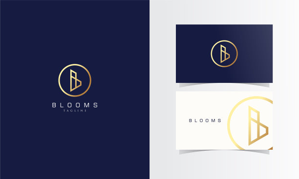 B圈豪华标志与名片图片下载