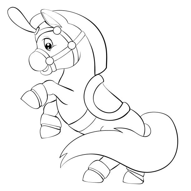 马戏团的马用后腿站立图片下载