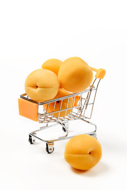 购物车里的杏子图片下载