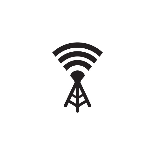信号波图标Logo设计模板图片下载