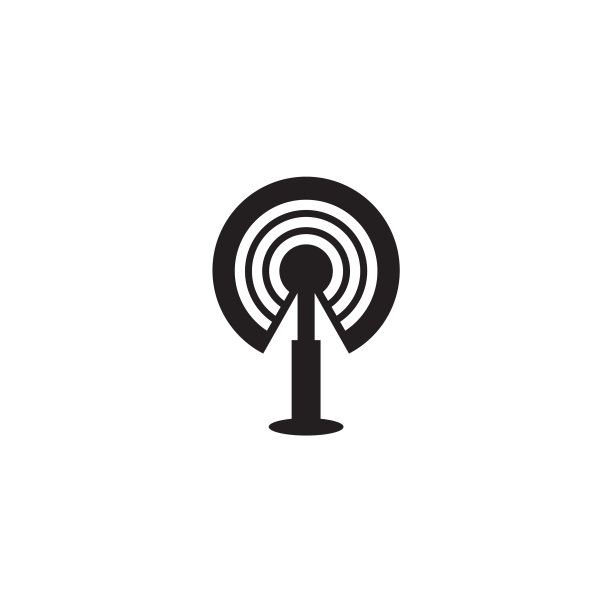 信号波图标Logo设计模板图片下载