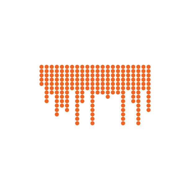 音乐波浪图标标志设计模板图片下载