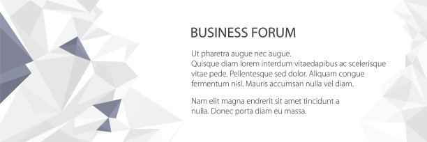 带有三角形图案的横幅图片下载