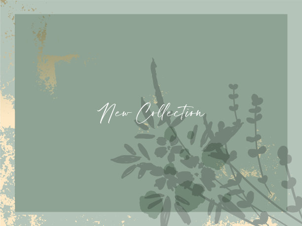 时尚手绘背景纹理和花卉图片下载