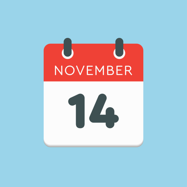 日历图标日11月14日，模板图标日图片下载