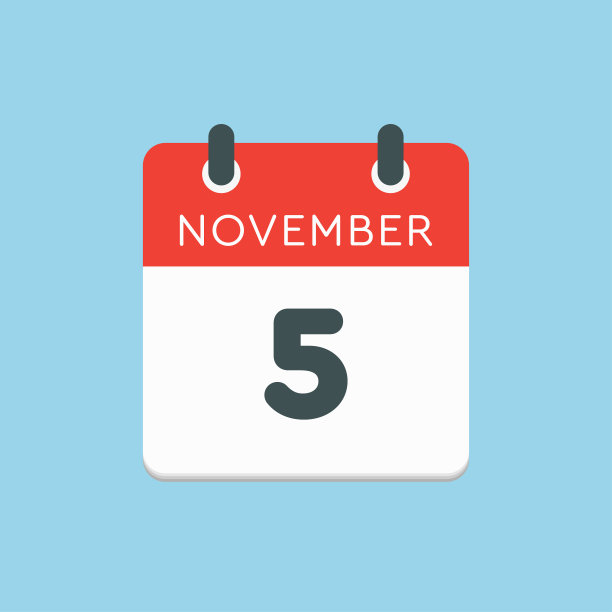 日历图标日11月5日，模板图标日图片下载