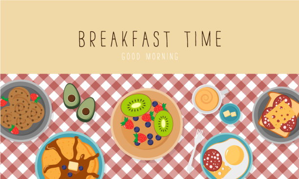 早餐用餐时间图片下载